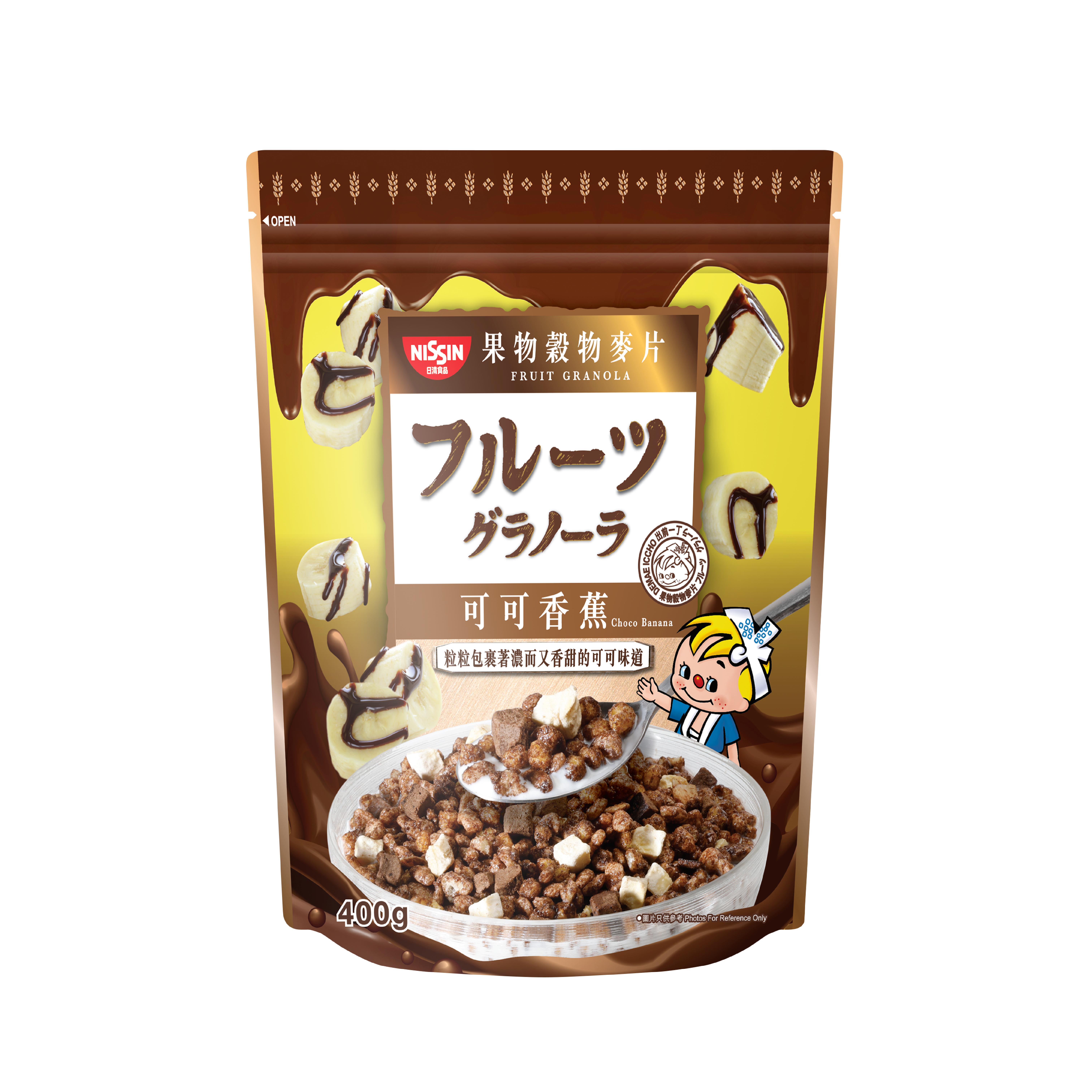 日比野五鳳　萬葉百首 日清穀物麥片果物可可香蕉穀物麥片400克
